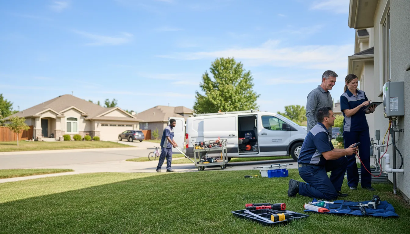 Tankless water heater service in Anton, TX